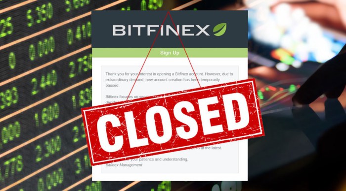Криптовалютная биржа Bitfinex ушла в оффлайн. Обновлено