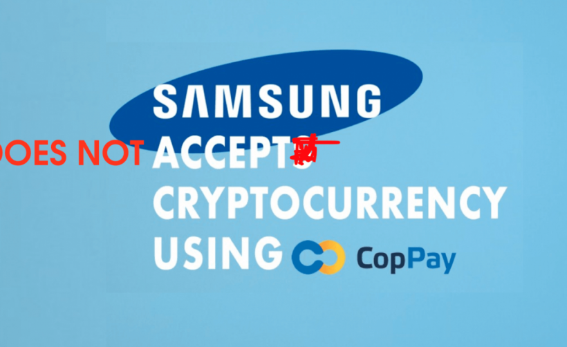 Samsung опровергла заявление CopPay о сотрудничестве